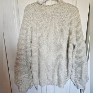 Steve Madden Cream Knit Sweater